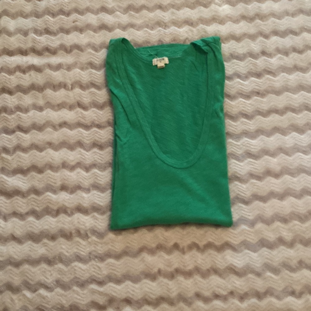 J. Crew Green Tank Size XXS